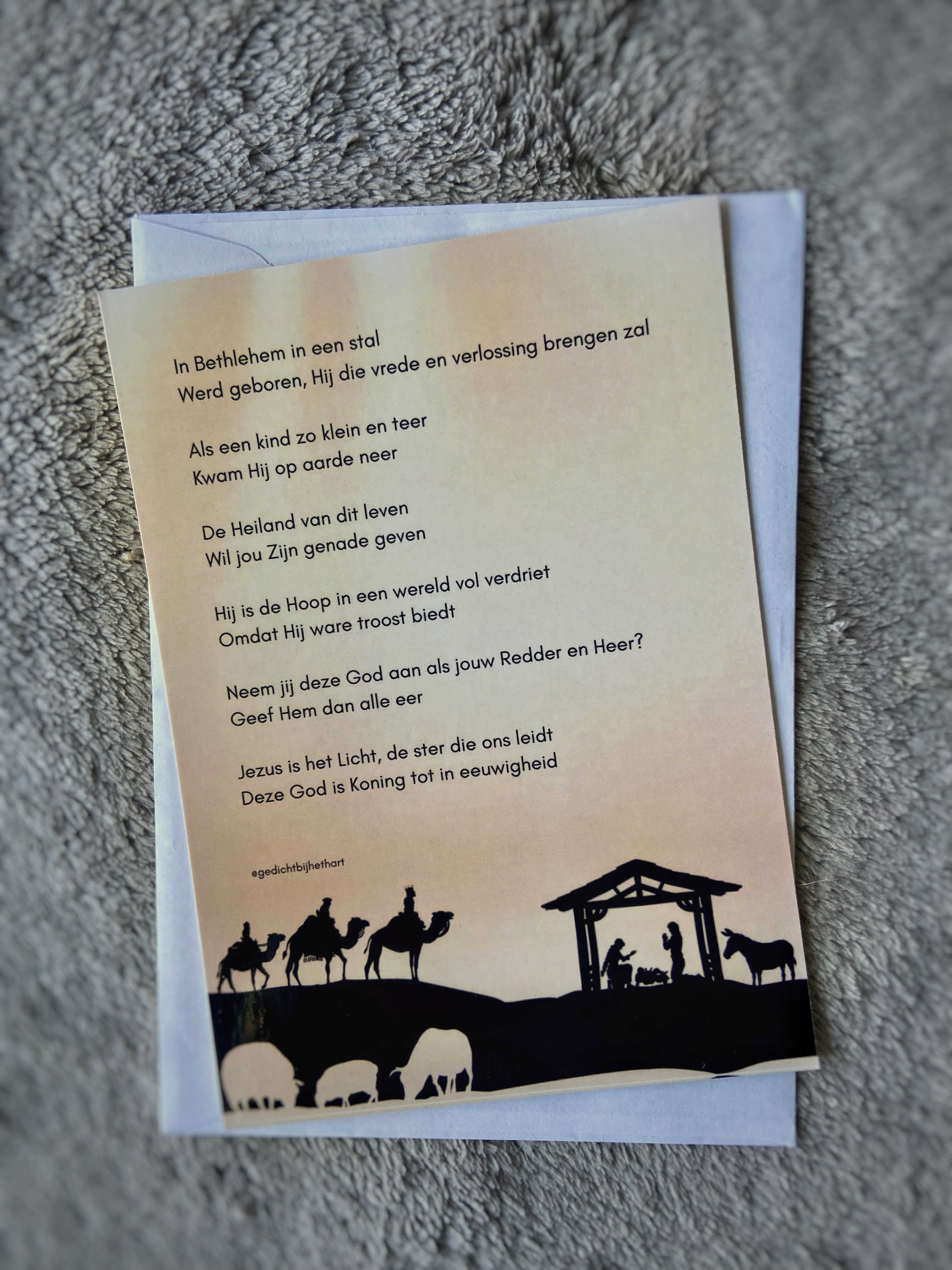In Bethlehem in een stal